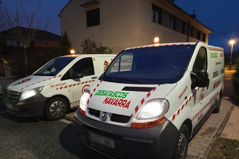 Intervención nocturna para desatasco urgente