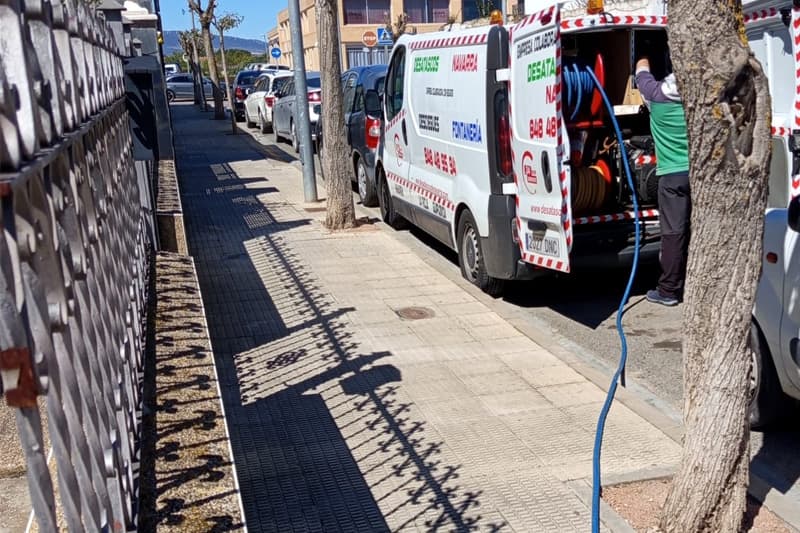 Obstrucción eliminada en tubería principal