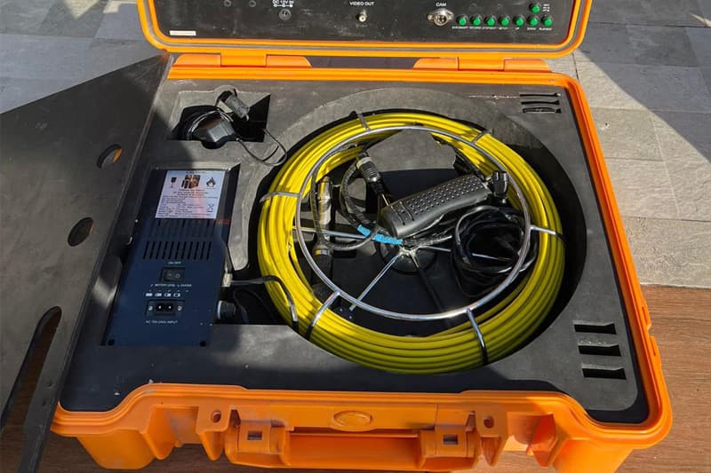 Inspección con cámara para localizar obstrucción